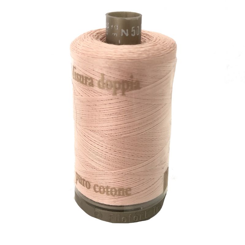 Filo da Cucito "Cucirini Tre Cerchi" n°50 1000 Yards 100%Cotone Rosa Antico n°441