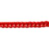 Catena Per manici Borsa In Pvc Con Anelli Sganciabili Colore rosso 3cm, 1mt