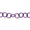 Catena In Metallo Ideale Per Borse e Bijoux Ø1,5cm Viola