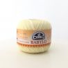 Gomitolo Babylo DMC 100%Cotone 50g Filo di Scozia n°20, Giallo Pallido