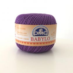 Gomitolo Babylo DMC 100%Cotone 50g Filo di Scozia n°10, Viola