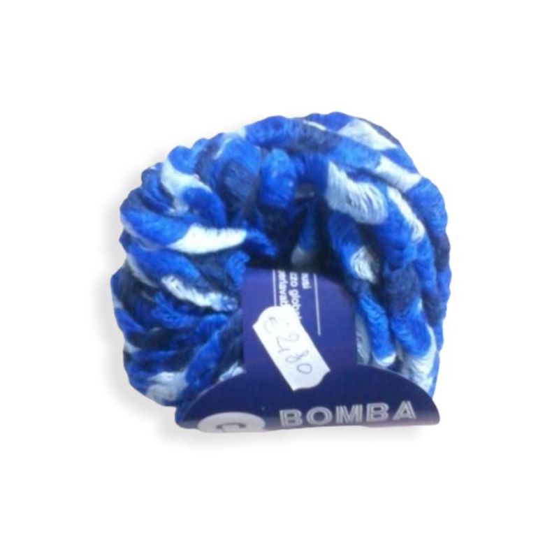 Gomitolo lana Bomba 50gr, SFUMATO BLU NERO COL N°4