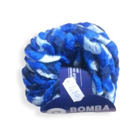 Gomitolo lana Bomba 50gr, SFUMATO BLU NERO COL N°4