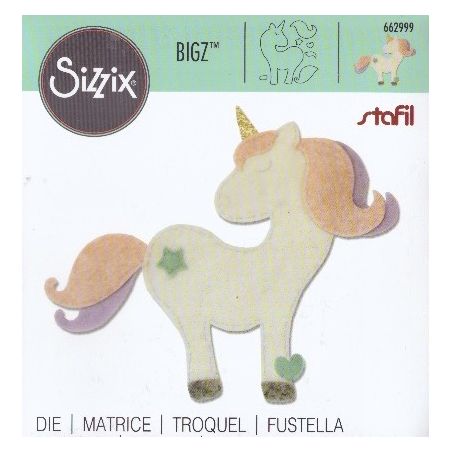 Fustella Per Big Shot Bigz Unicorno Baby