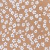 Fodera per Borse Delux beige Fiori Bianchi n°212