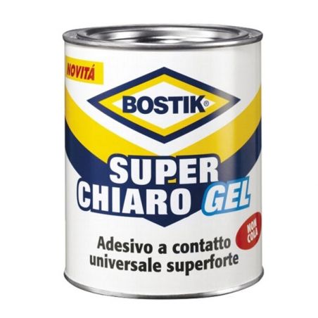 ADESIVO SUPERCHIARO BARATTOLO ml 750 GEL    BOSTIK