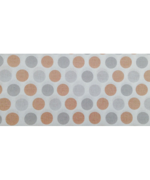 TESSUTO POIS GRIGIO NOCCIOLA CM 50X100