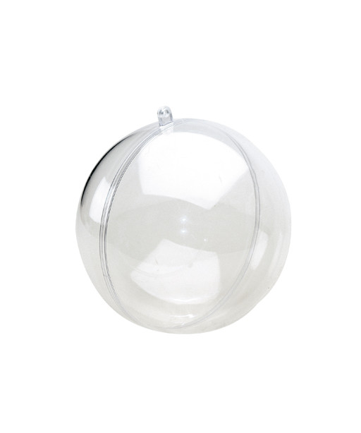 Sfera In Plexiglas Trasparente Effetto Cristallo Diametro 16cm