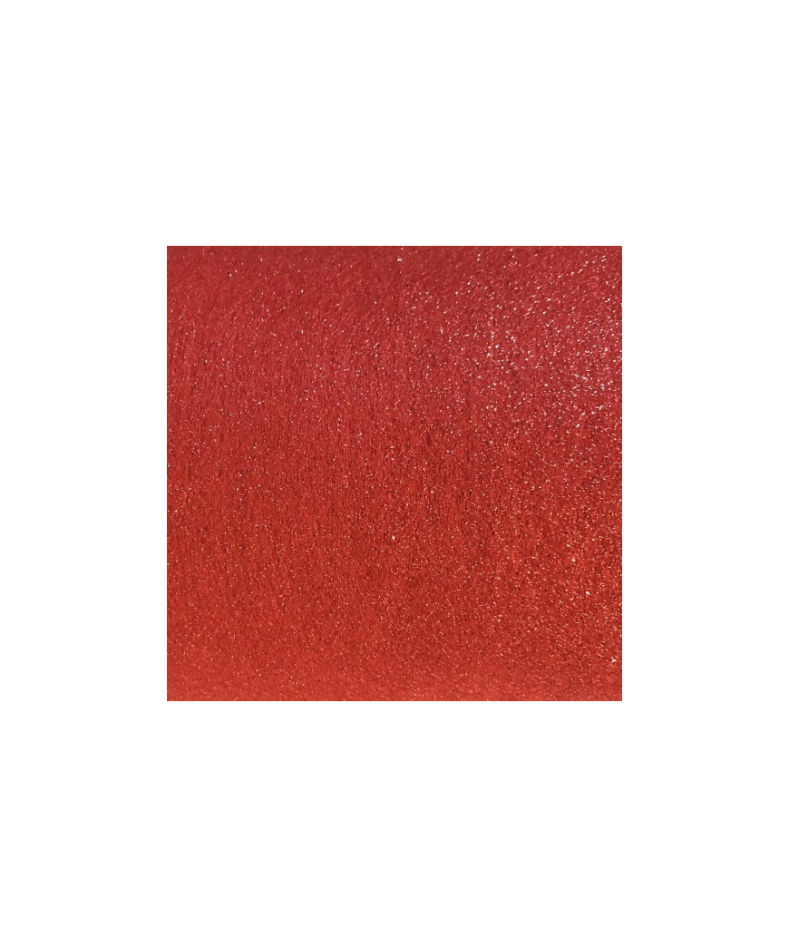 Rotolo Feltro 35x45cm Spessore 1mm, rosso glitter