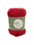 Gomitolo Cotone Anchor Creativa Fino 100%cotone 50gr, rosso n°424