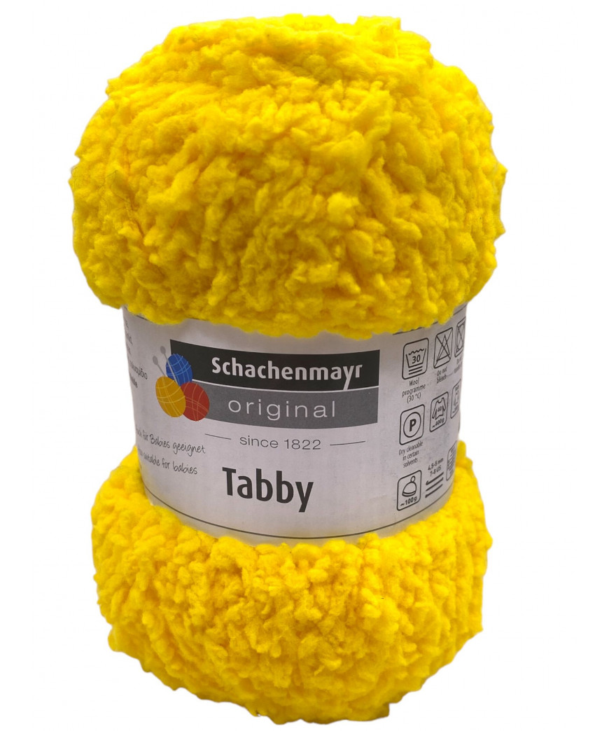 Fialto Gomitolo Bay"Tabby" effetto pelliccia Gr50 mt 100 Ferri Consigliati n° 4,5-5 Colore Giallo n°22