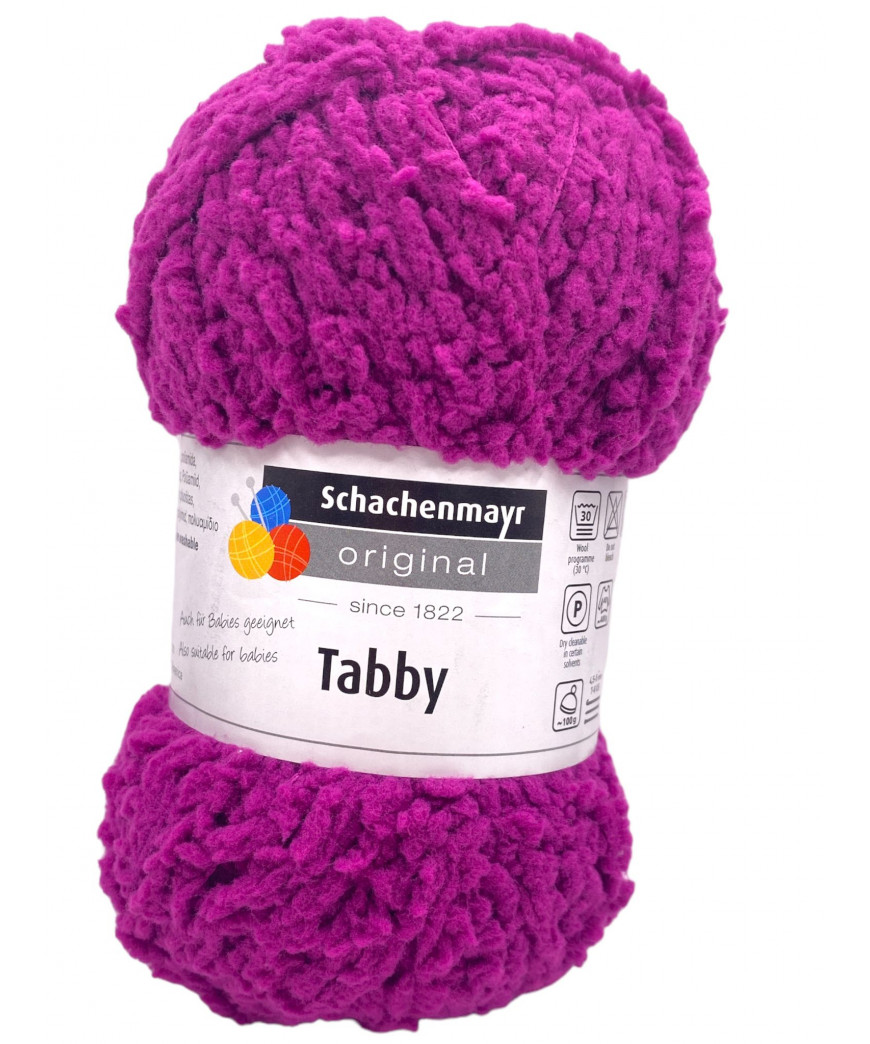 Fialto Gomitolo Bay"Tabby" effetto pelliccia Gr50 mt 100 Ferri Consigliati n° 4,5-5 Colore Fuxia n°36