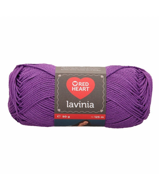 Gomitolo cotone Lavinia 50gr 100%cotone, Viola n°16