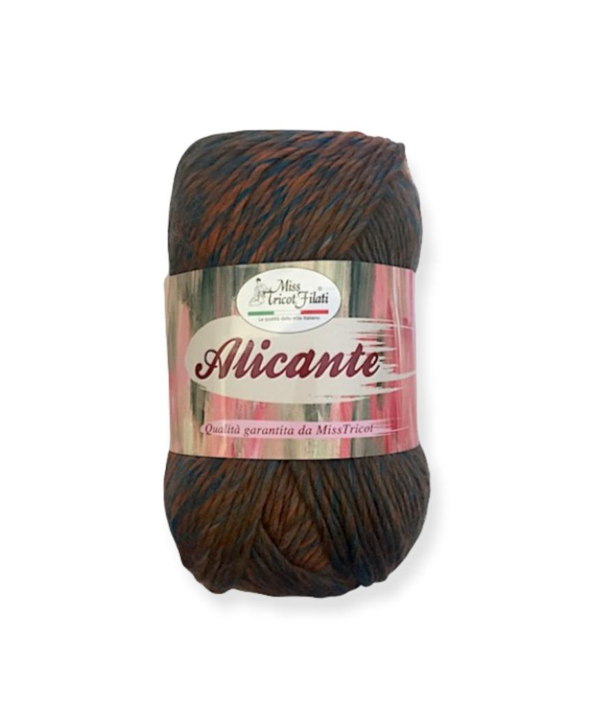 GOMITOLO LANA ALICANTE 100gr MIX COL ARANCIO N°2