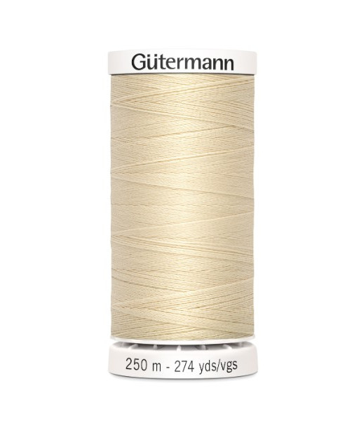 Cucitutto Filo Sintetico per Cucito Gutermann Colore Crema 250 Metri