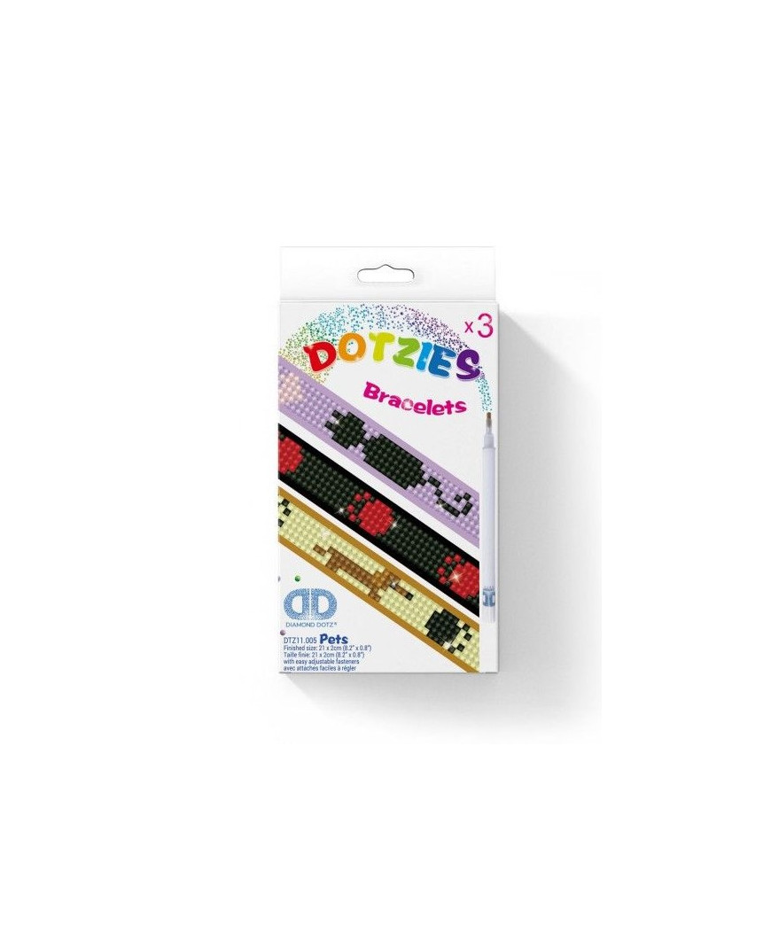 Dotzies® Pets ( braccialetti ) Pets – Cuccioli (Braccialetti)Area: cm 2 x 21Livello Difficoltà: STARTER