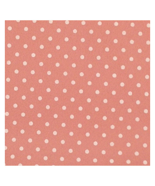 FELTRO STAMPATO 35x45cm ROSA POIS BIANCHI