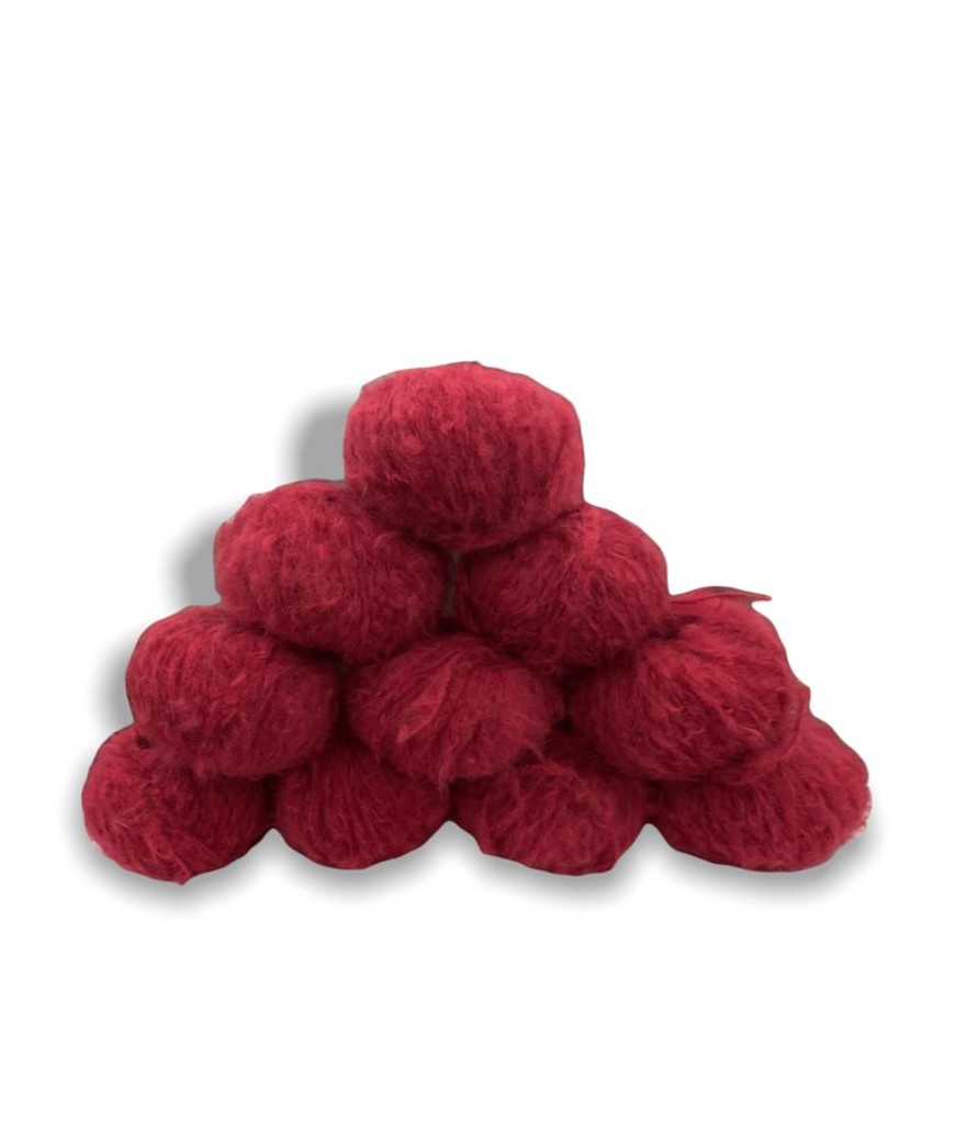 Gomitoli Lana stock mohair"lady bug" 10pz rosso