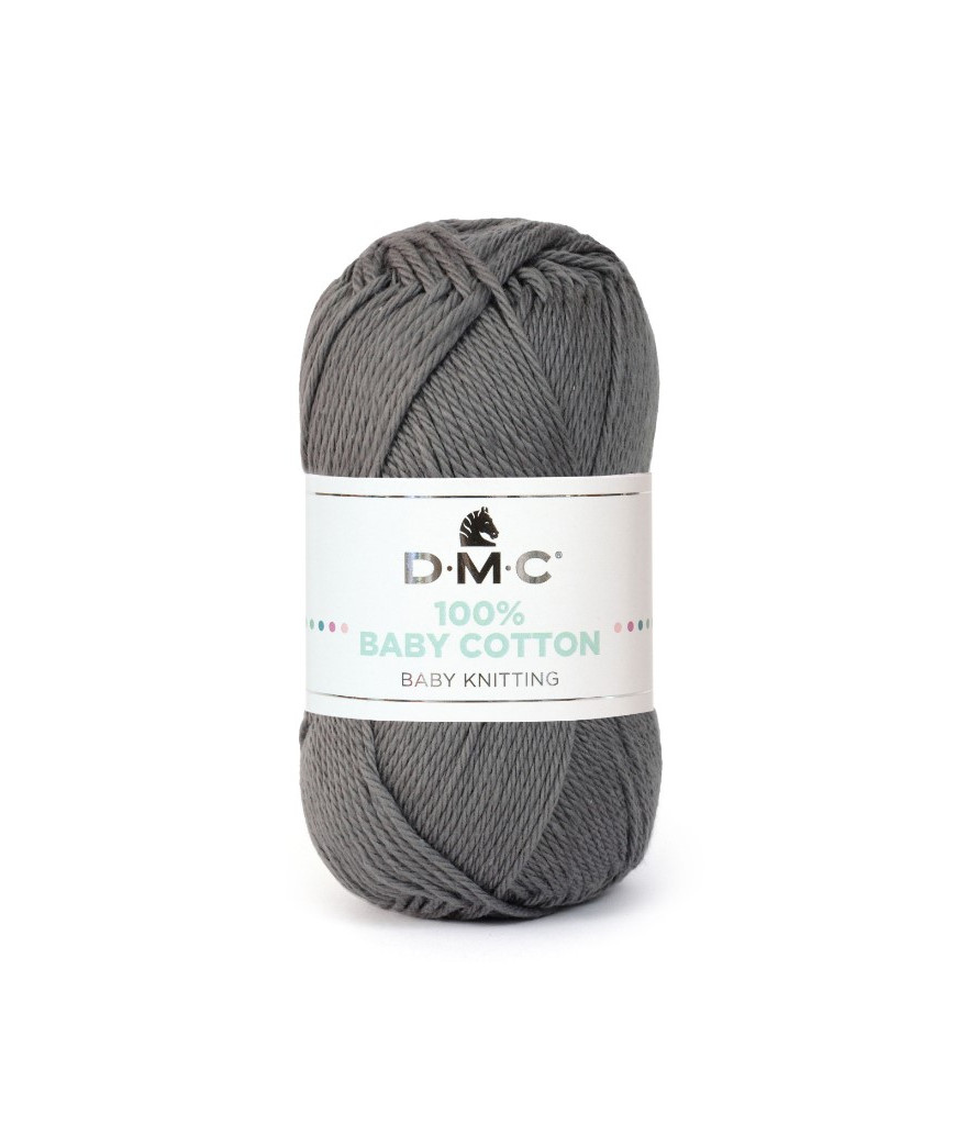 DMC Baby Cotton 100% cotone 50 g ~ 106 m Grigio n°774