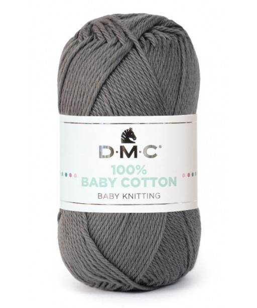 DMC Baby Cotton 100% cotone 50 g ~ 106 m Grigio n°774