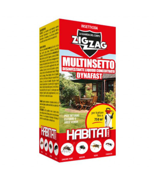 INSETTICIDA MULTINS. HABITAT        ml 250 ZIG-ZAG