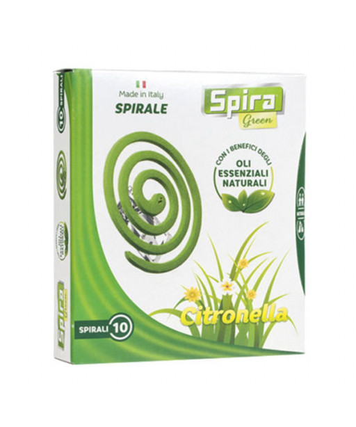 SCACCIAINSETTI SPIRALI PROFUMATE Pz 10 SPIRA GREEN