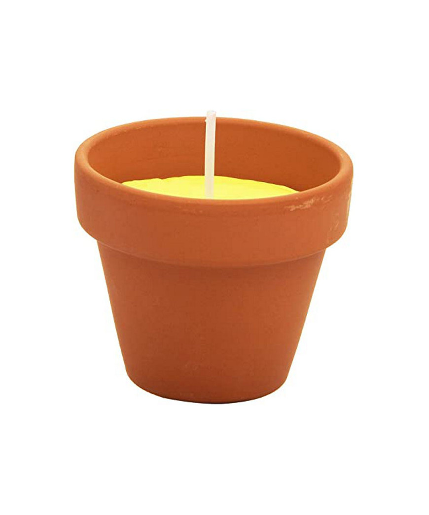 CANDELA CITRONELLA VASO   mm 60 Pz 6 LAPILLO 09295