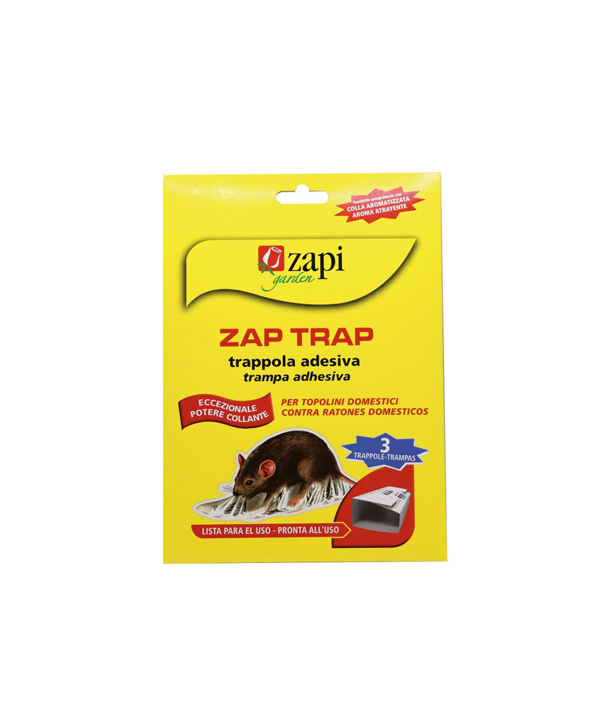 COLLA TOPI TAVOLETTE ZAP TRAP   Pz 3 cm 15x21 ZAPI