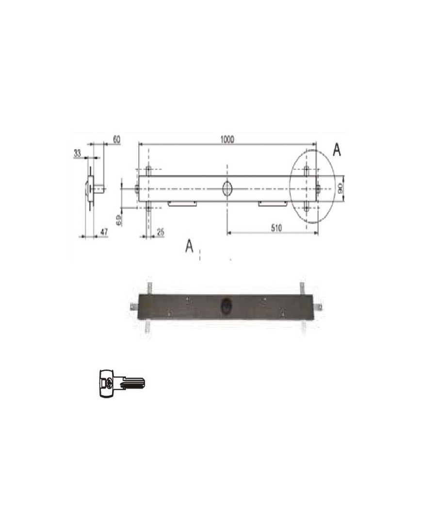 SERRATURA BASCULE SPRANGA POMPA        6002 KASSEL