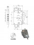 SERRATURA SIC.TRIPLICE CIL. E63       664/280 MOIA