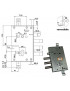 SERRATURA SIC.TRIPLICE CIL. E63 RCI664+21/380 MOIA