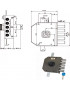 SERRATURA SIC.TRIPLICE DX POMPA         JA423 MOIA