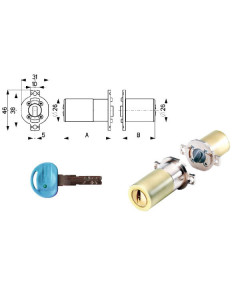 CILINDRO POMPA FICHET 787 36-36       FP8D MOTTURA