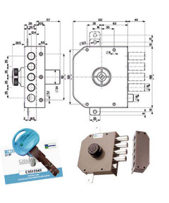 SERRATURA SIC.TRIPLICE SX...