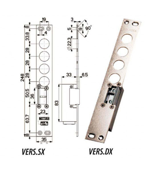 FERROGLIERA ELETTRICA DX I.28        94077 MOTTURA