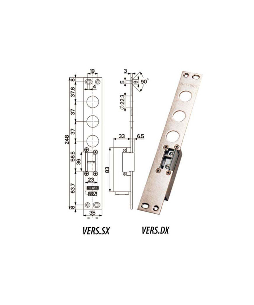 FERROGLIERA ELETTRICA DX I.37        94077 MOTTURA