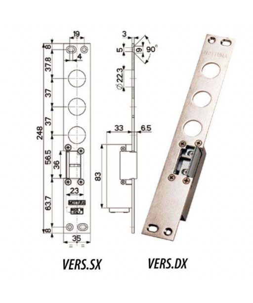 FERROGLIERA ELETTRICA DX I.37        94077 MOTTURA