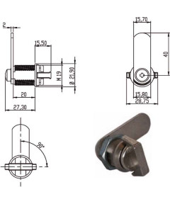 CILINDRO LEVETTA mm 20...