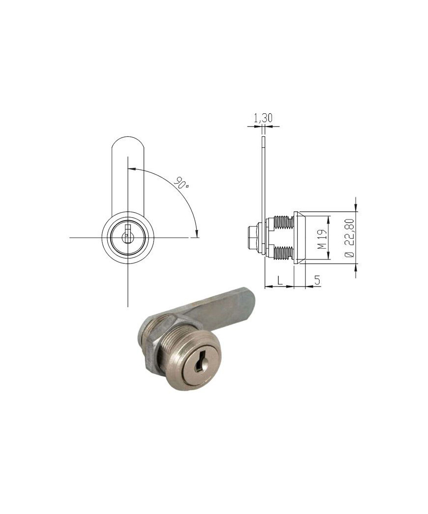 CILINDRO LEVETTA mm 16                  165573 OMR