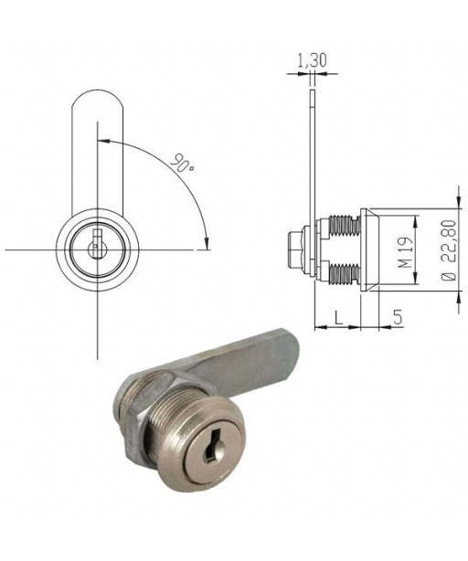 CILINDRO LEVETTA mm 16                  165573 OMR