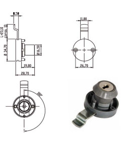 CILINDRO LEVETTA mm 20...