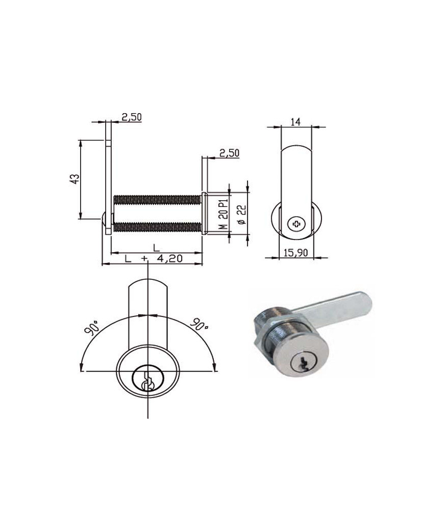 CILINDRO LEVETTA mm 41                   63255 OMR