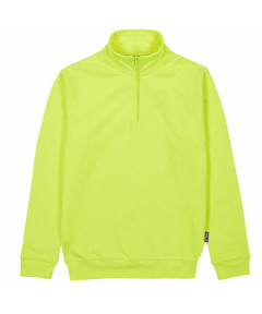 FELPA ZIP CORTA YELLOW FLUO...