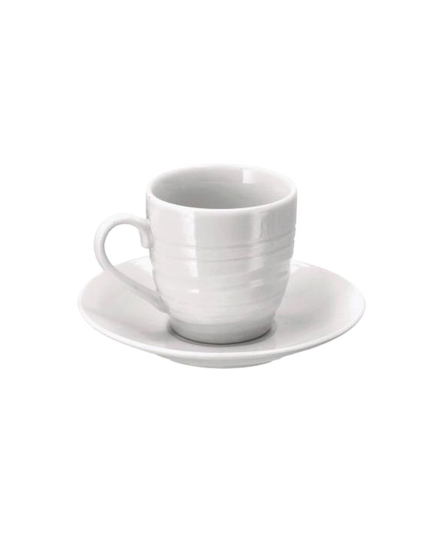 TAZZA CAFFE PORCELLANA LINEE               Pz 6 AD