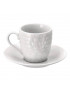 TAZZA CAFFE PORCELLANA QUADRI              Pz 6 AD