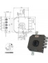 SERRATURA SIC.TRIPLICE SX CIL.           A454 MOIA