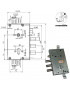 SERRATURA SIC.TRIPLICE CIL. E63    RCI664/380 MOIA