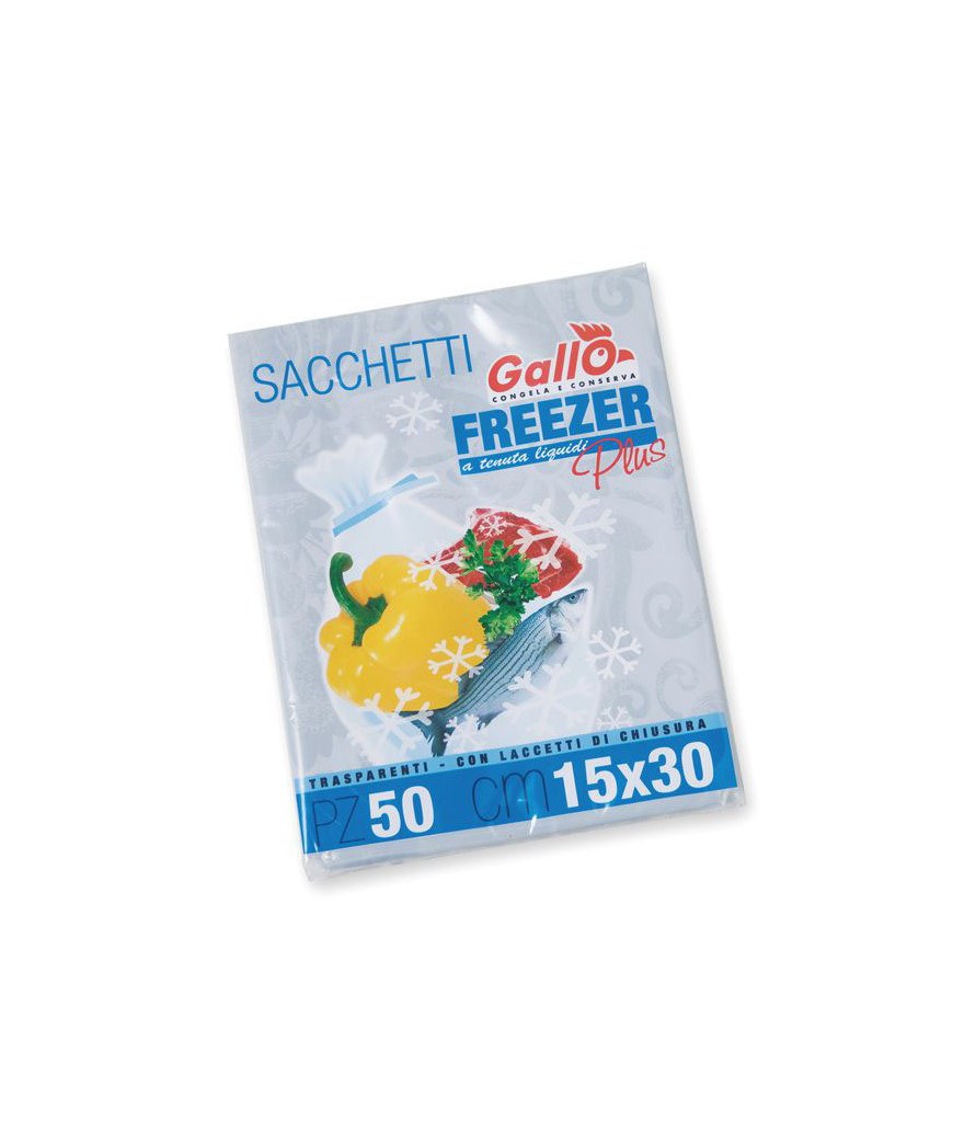 SACCHETTI FREEZER             cm 15x30 Pz 50 GALLO