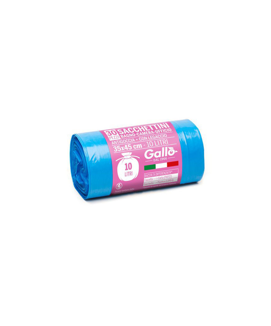 SACCO IMM.LEGACCI AZZURRO 35x 45 g   5 Pz 30 GALLO