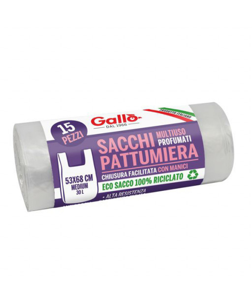 SACCO IMM.MANICI TRASPAR. 53x 68 g  11 Pz 15 GALLO